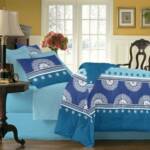 Комплект постельного белья PJ 565C BLUE, сатин люкс